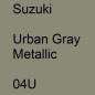 Preview: Suzuki, Urban Gray Metallic, 04U.